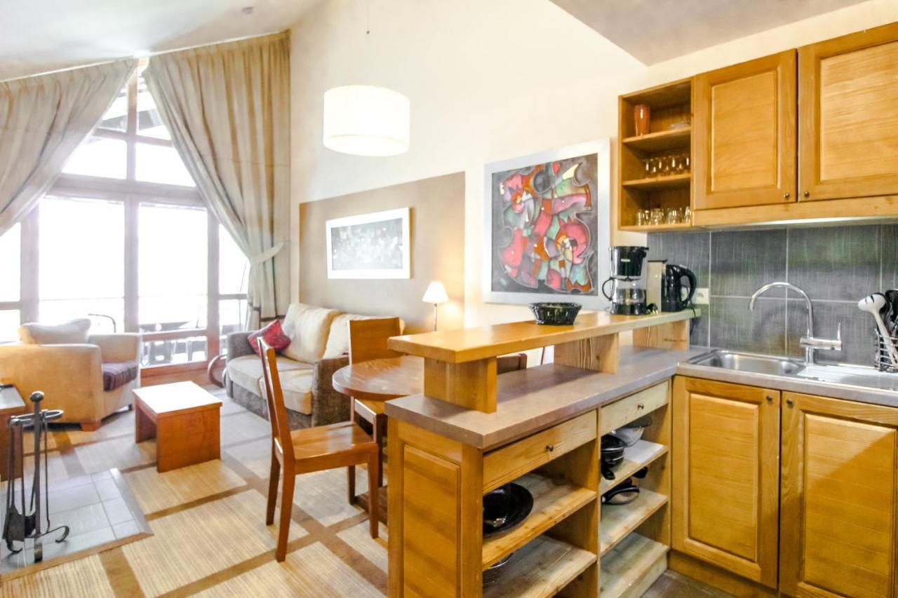Les Terrasses D'Eos, 1-Bed Apartment With Fireplace, Ski In, Ski Out Flaine Bagian luar foto