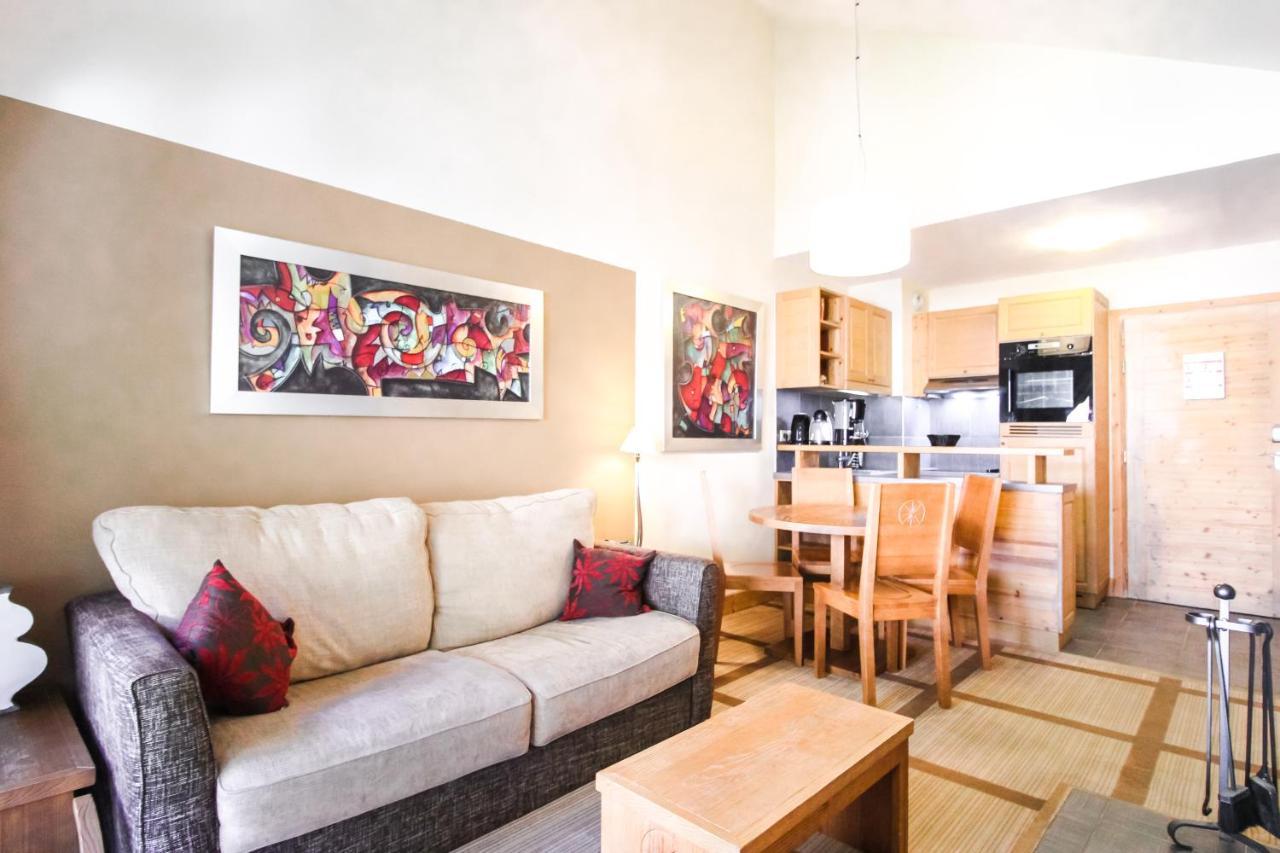 Les Terrasses D'Eos, 1-Bed Apartment With Fireplace, Ski In, Ski Out Flaine Bagian luar foto