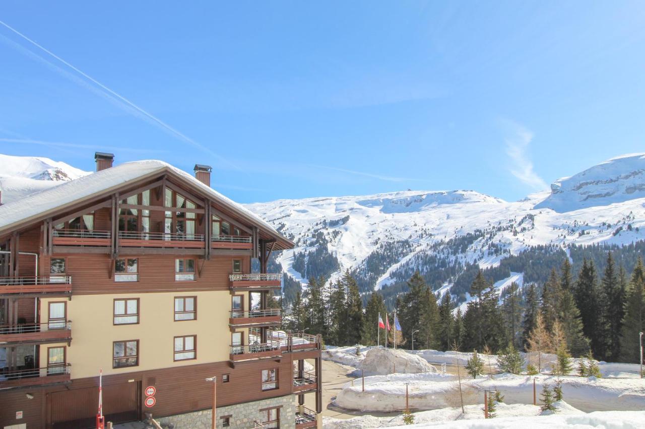 Les Terrasses D'Eos, 1-Bed Apartment With Fireplace, Ski In, Ski Out Flaine Bagian luar foto