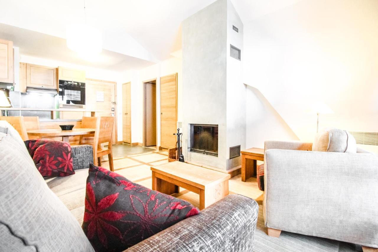 Les Terrasses D'Eos, 1-Bed Apartment With Fireplace, Ski In, Ski Out Flaine Bagian luar foto