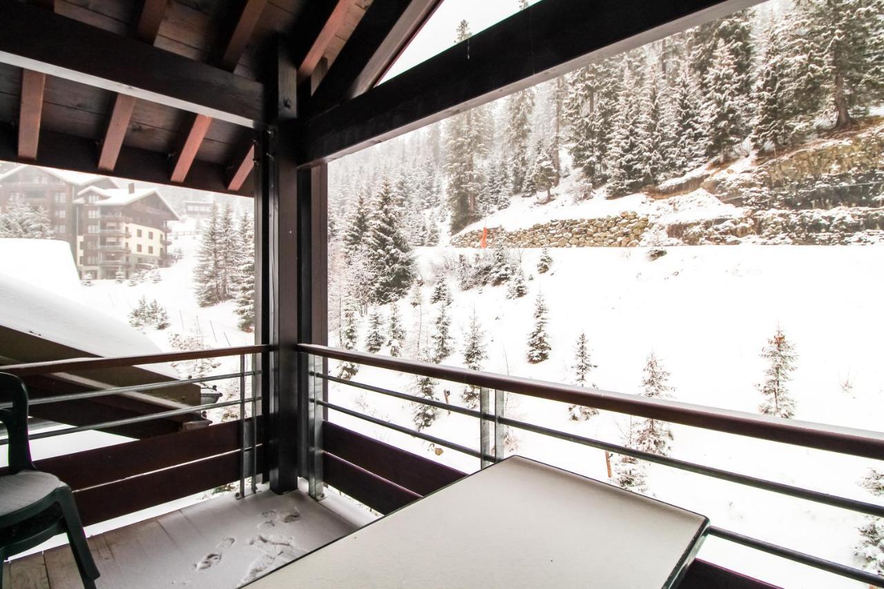 Les Terrasses D'Eos, 1-Bed Apartment With Fireplace, Ski In, Ski Out Flaine Bagian luar foto