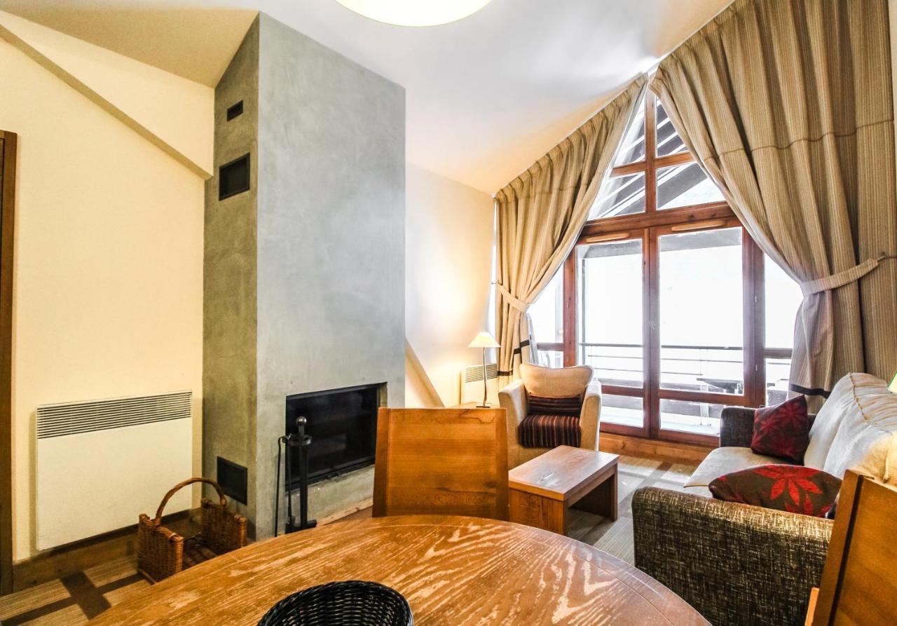 Les Terrasses D'Eos, 1-Bed Apartment With Fireplace, Ski In, Ski Out Flaine Bagian luar foto