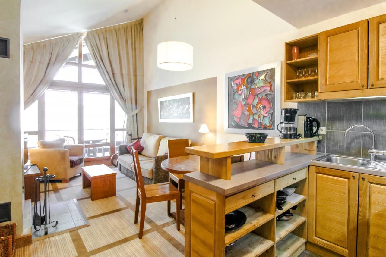 Les Terrasses D'Eos, 1-Bed Apartment With Fireplace, Ski In, Ski Out Flaine Bagian luar foto