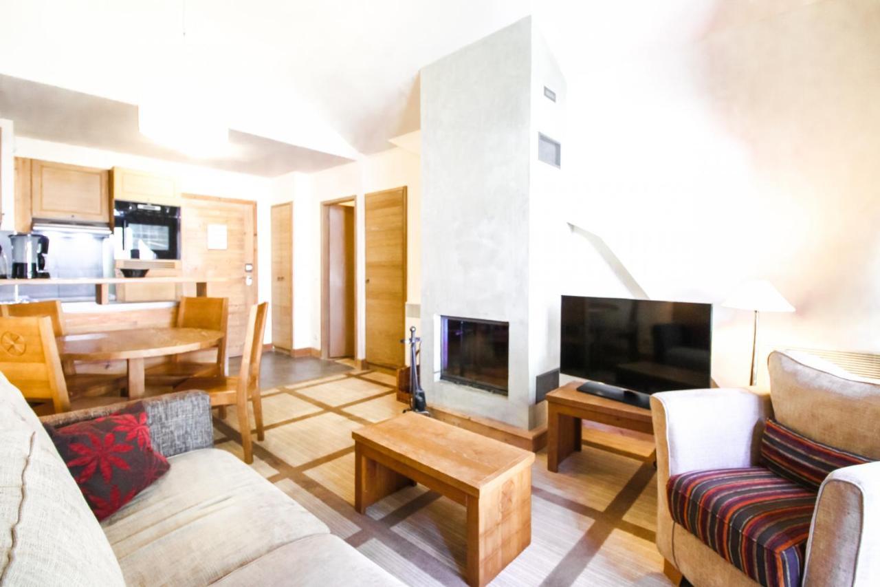 Les Terrasses D'Eos, 1-Bed Apartment With Fireplace, Ski In, Ski Out Flaine Bagian luar foto